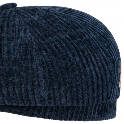 Gubbkeps / Flat cap - Stetson Hatteras Corduroy Jersey Newsboy Cap (blå)