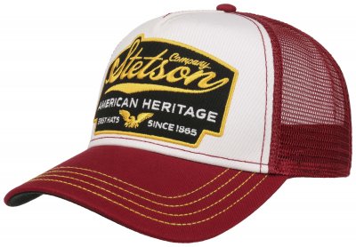Keps - Stetson Trucker Cap American Heritage Vintage (röd)