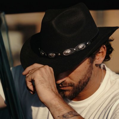 Hattar - Gårda Pueblo Cowboy (svart)