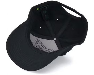 Keps - John Deere Blackout Full Twill Cap (svart)