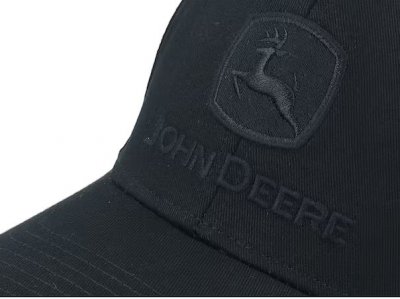 Keps - John Deere Blackout Full Twill Cap (svart)
