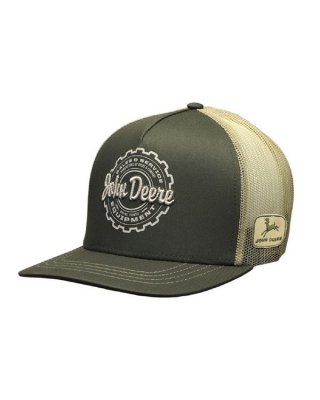 Keps - John Deere Vintage 5 Panel Trucker (olive)