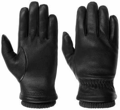Handskar - Stetson Men's Goat Nappa Gloves (svart)