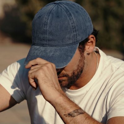 Keps - Gårda Washed (denim)