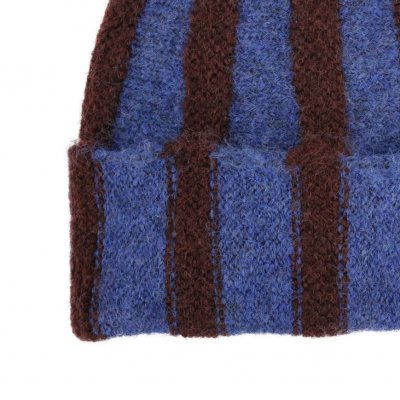Mössa Barn - Gårda Bodafors Beanie (blå/vinröd)