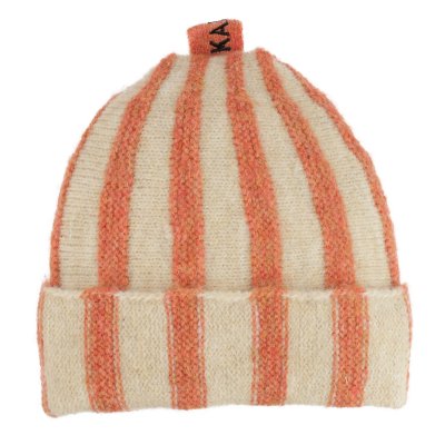 Mössa Barn - Gårda Bodafors Beanie (creme/orange)