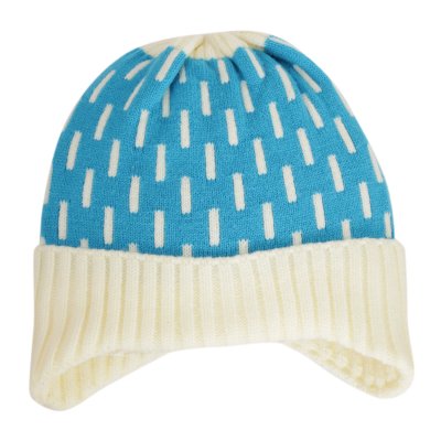 Mössa Barn - Gårda Lönneberga Beanie (blå/vit)