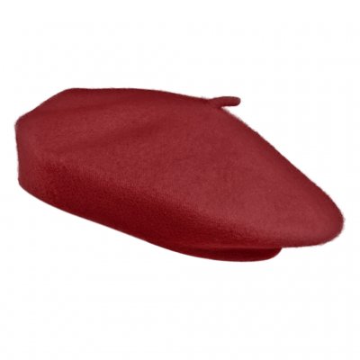 Basker - Gårda Annecy Wool Beret (vinröd)