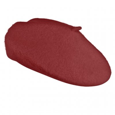 Basker - Gårda Annecy Wool Beret (vinröd)