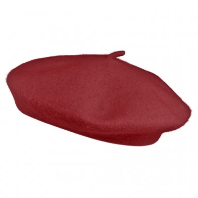 Basker - Gårda Annecy Wool Beret (vinröd)