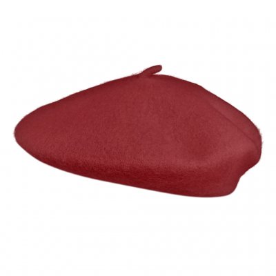 Basker - Gårda Annecy Wool Beret (vinröd)