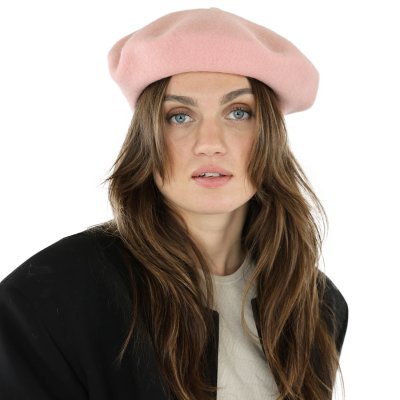 Basker - Gårda Annecy Wool Beret (blekrosa)