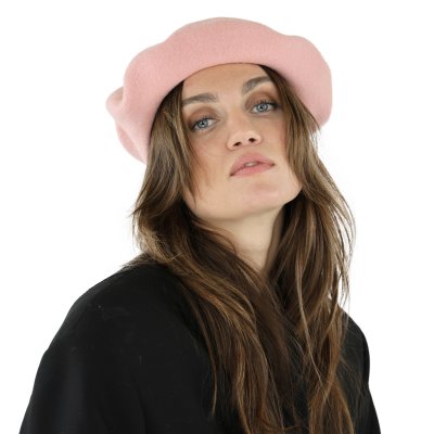 Basker - Gårda Annecy Wool Beret (blekrosa)