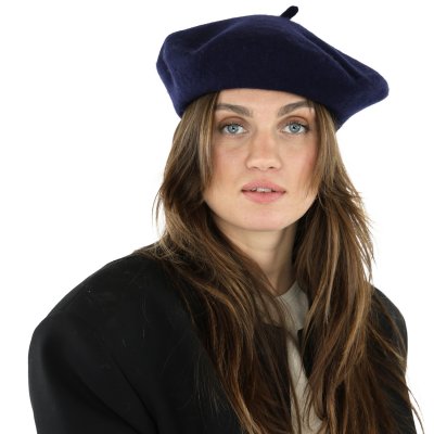 Basker - Gårda Annecy Wool Beret (marinblå)