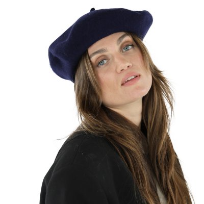 Basker - Gårda Annecy Wool Beret (marinblå)