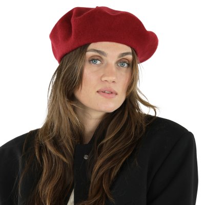 Basker - Gårda Annecy Wool Beret (vinröd)