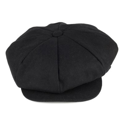 Gubbkeps / Flat cap - Jaxon Big Apple Newsboy Cap (svart)