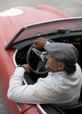 Gubbkeps / Flat cap - CTH Ericson Edward Belo (blå)