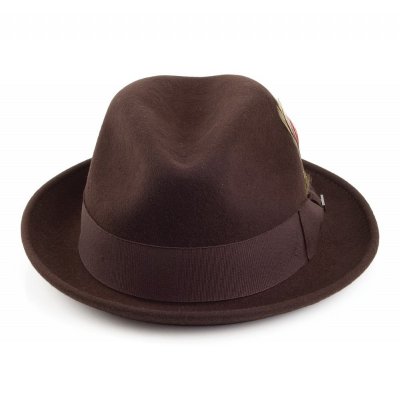 Hattar - Crushable Blues Trilby (brun)