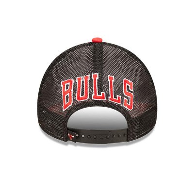 Keps - New Era Chicago Bulls A-Frame Trucker Cap (svart)