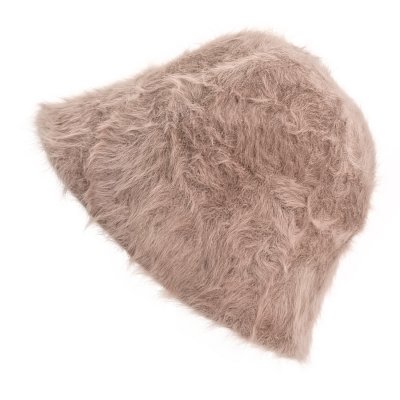 Hattar - Gårda Angora Cloche (grå/rosa)