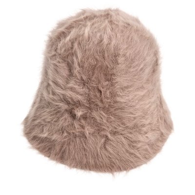 Hattar - Gårda Angora Cloche (grå/rosa)
