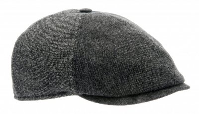 Gubbkeps / Flat cap - CTH Ericson Colin Patchwork Newsboy Cap (grå)