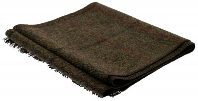 Halsduk - CTH Ericson Edgar Harris Tweed Scarf (grön)