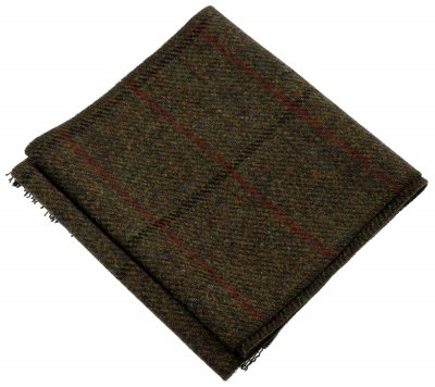 Halsduk - CTH Ericson Edgar Harris Tweed Scarf (grön)