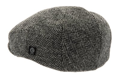Gubbkeps / Flat cap - CTH Ericson Edward Sr. Harris Tweed (svart)