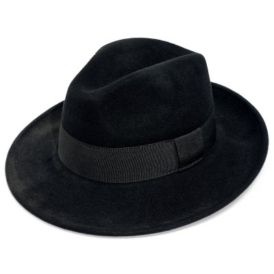 Hattar - Gårda Volterra Fedora Wool Hat (svart)