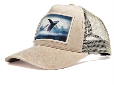 Keps - Gårda Velvet Trucker Shark (cream)