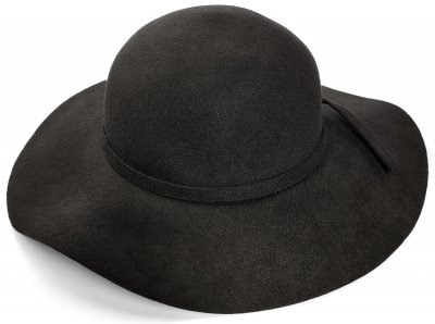 Hattar - Gårda Lessola Floppy Wool Hat (svart)