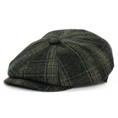 Gubbkeps / Flat cap - Gårda Premium Banbury Wool Newsboy (grön)