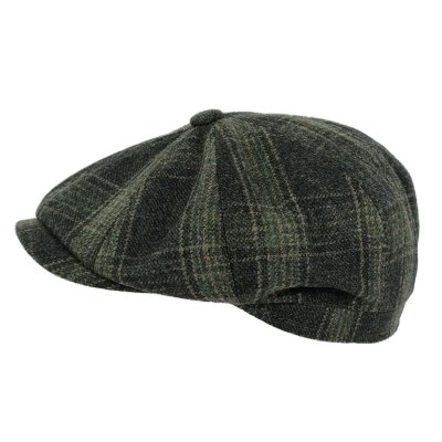 Gubbkeps / Flat cap - Gårda Premium Banbury Wool Newsboy (grön)