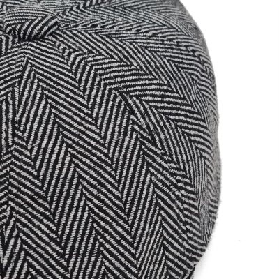 Gubbkeps / Flat cap - Gårda Burrelton Newsboy (ljusgrå)