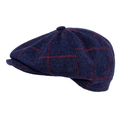 Gubbkeps / Flat cap - Gårda Premium Callander Wool Newsboy (blå)