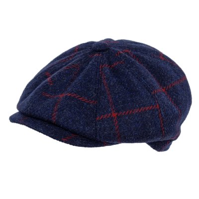 Gubbkeps / Flat cap - Gårda Premium Callander Wool Newsboy (blå)