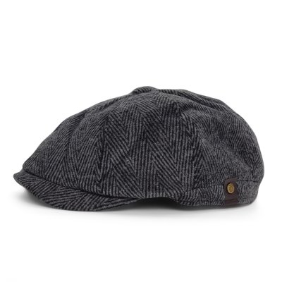 Gubbkeps / Flat cap - Gårda Lanark Newsboy (grå)
