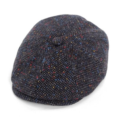 Gubbkeps / Flat cap - Gårda Premium Consett Wool Newsboy (blå)