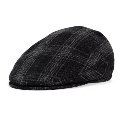 Gubbkeps / Flat cap - Gårda Premium Dalston Wool Sixpence (svart)