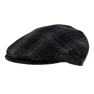 Gubbkeps / Flat cap - Gårda Premium Dalston Wool Sixpence (svart)