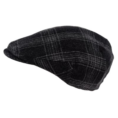 Gubbkeps / Flat cap - Gårda Premium Dalston Wool Sixpence (svart)