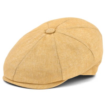 Gubbkeps / Flat cap - Gårda Darnay Newsboy (gul)