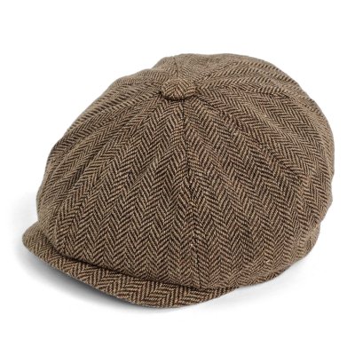 Gubbkeps / Flat cap - Gårda Digby Newsboy Cap (brun)