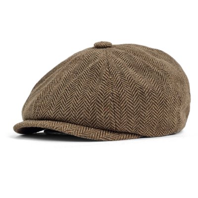 Gubbkeps / Flat cap - Gårda Digby Newsboy Cap (brun)