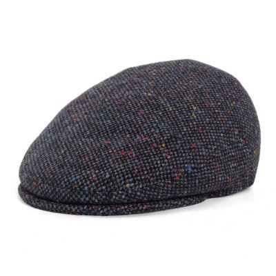 Gubbkeps / Flat cap - Gårda Premium Formby Wool Sixpence (blå)