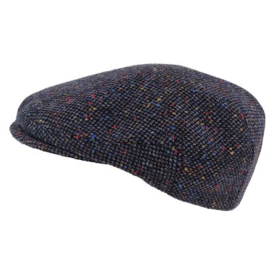 Gubbkeps / Flat cap - Gårda Premium Formby Wool Sixpence (blå)