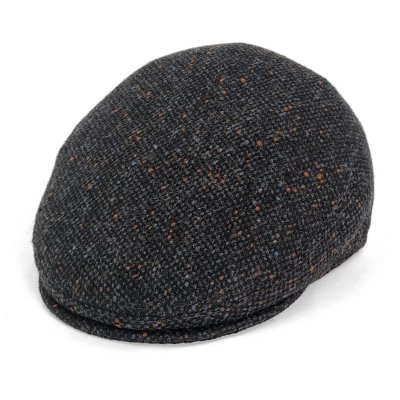 Gubbkeps / Flat cap - Gårda Premium Formby Wool Sixpence (svart)