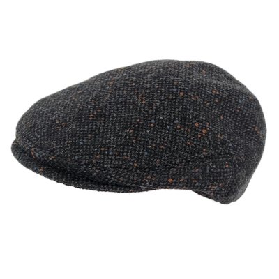 Gubbkeps / Flat cap - Gårda Premium Formby Wool Sixpence (svart)